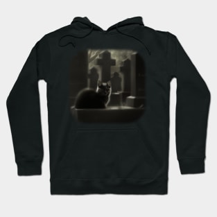 Sementary dark cat Hoodie